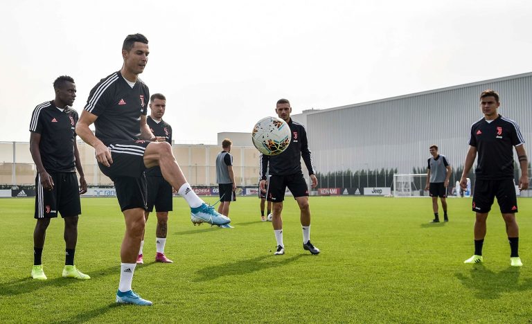 Séance tactique cet après-midi, avec CR7 !
