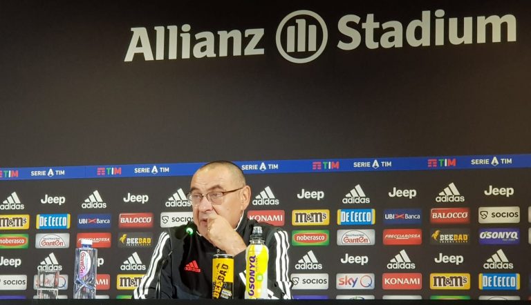 Juve-Bologne: la conférence de presse de Sarri