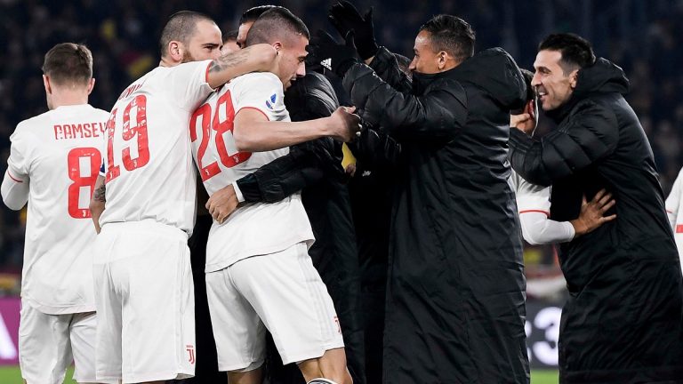 Merih Demiral but contre la Roma