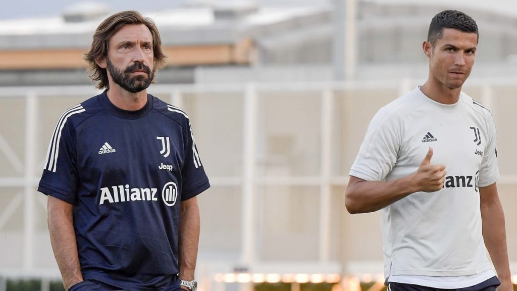 Premier entrainement Juventus Pirlo