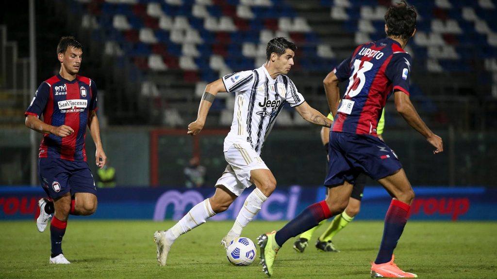 Crotone Juventus, Morata