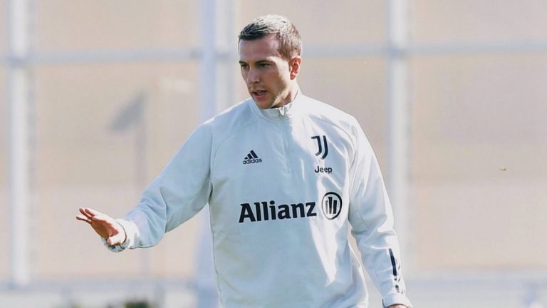 Bernardeschi avec le groupe ce matin