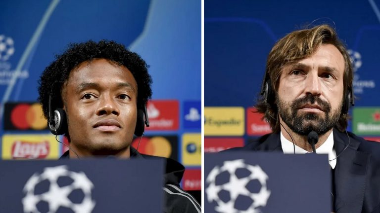 Ferencváros-Juventus: la conférence de Pirlo et Cuadrado