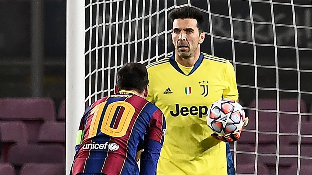 Buffon, Barcelone-Juventus