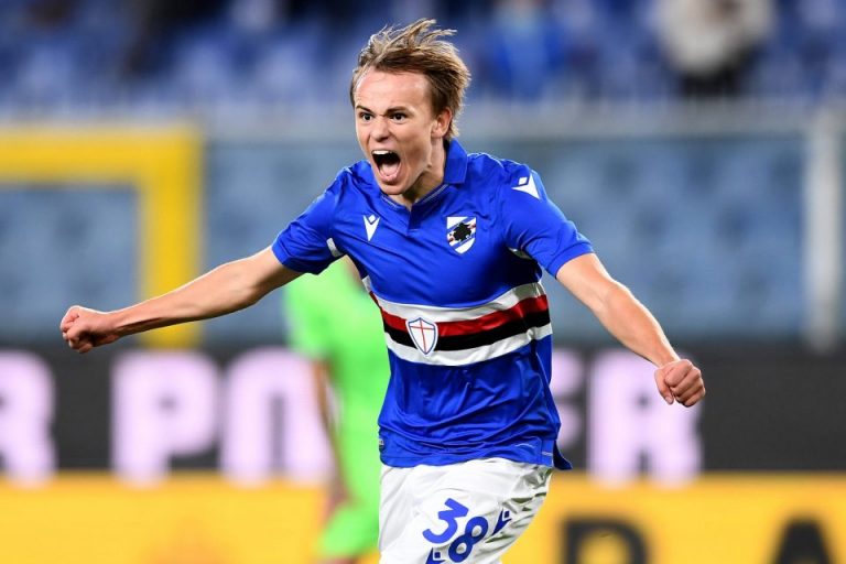La Sampdoria réclame 25 millions d&rsquo;euros pour son prodige danois, la Juventus reste dans la course