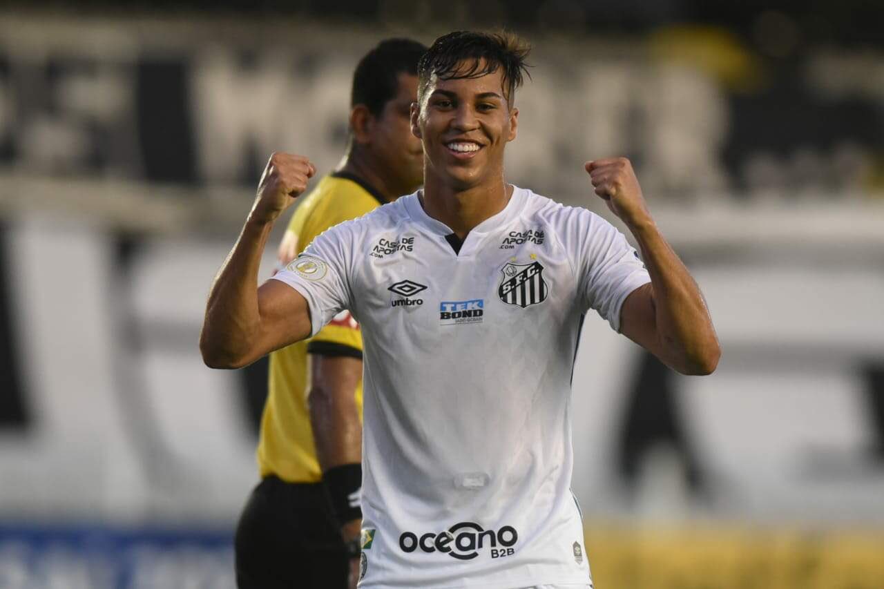 Kaio Jorge attaquant FC Santos (Brésil)