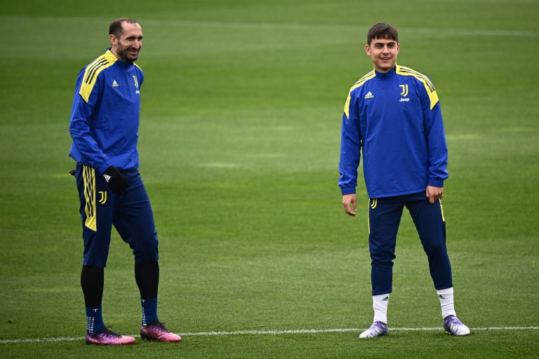 Giorgio Chiellini se livre aux côtés de Claudio Marchisio