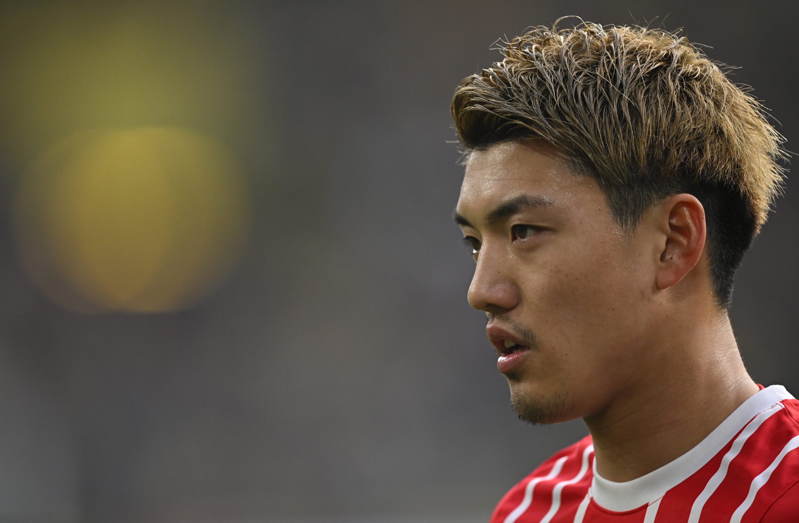 DORTMUND, GERMANY - FEBRUARY 04: Ritsu Doan of Freiburg looks on during the Bundesliga match between Borussia Dortmund and Sport-Club Freiburg at Signal Iduna Park on February 04, 2023 in Dortmund, Germany. (Photo by Stuart Franklin/Getty Images)