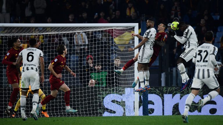 Fin de série pour la Juventus qui s&rsquo;inline face à l&rsquo;AS Roma
