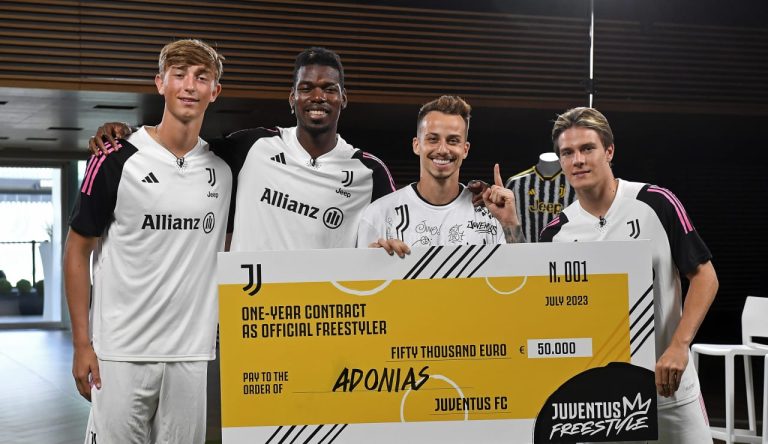 La Juventus a recruté un freestyler professionnel