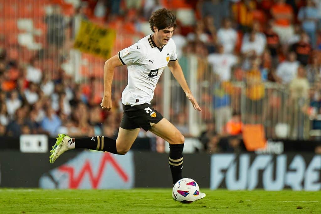 Javi Guerra of Valencia CF