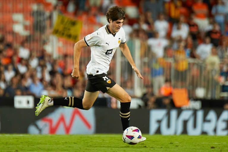 Javi Guerra of Valencia CF