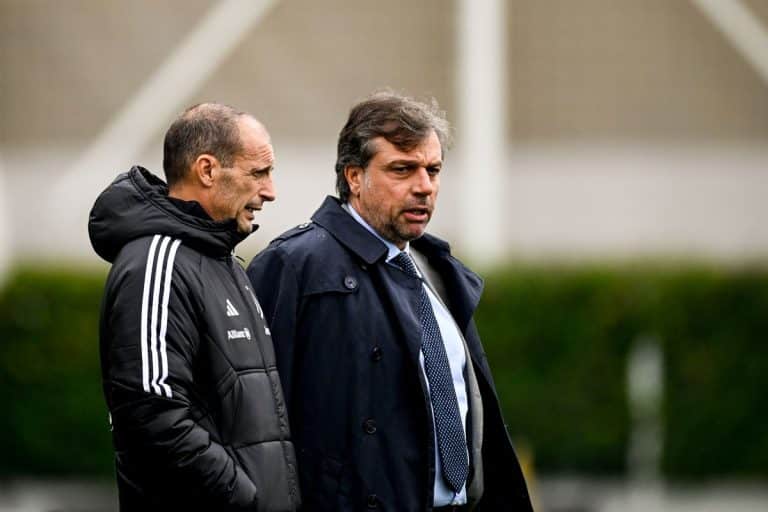 Maurizio Scanavino, Cristiano Giuntoli et Massimiliano Allegri partagent leur fierté d&rsquo;être à la Juventus