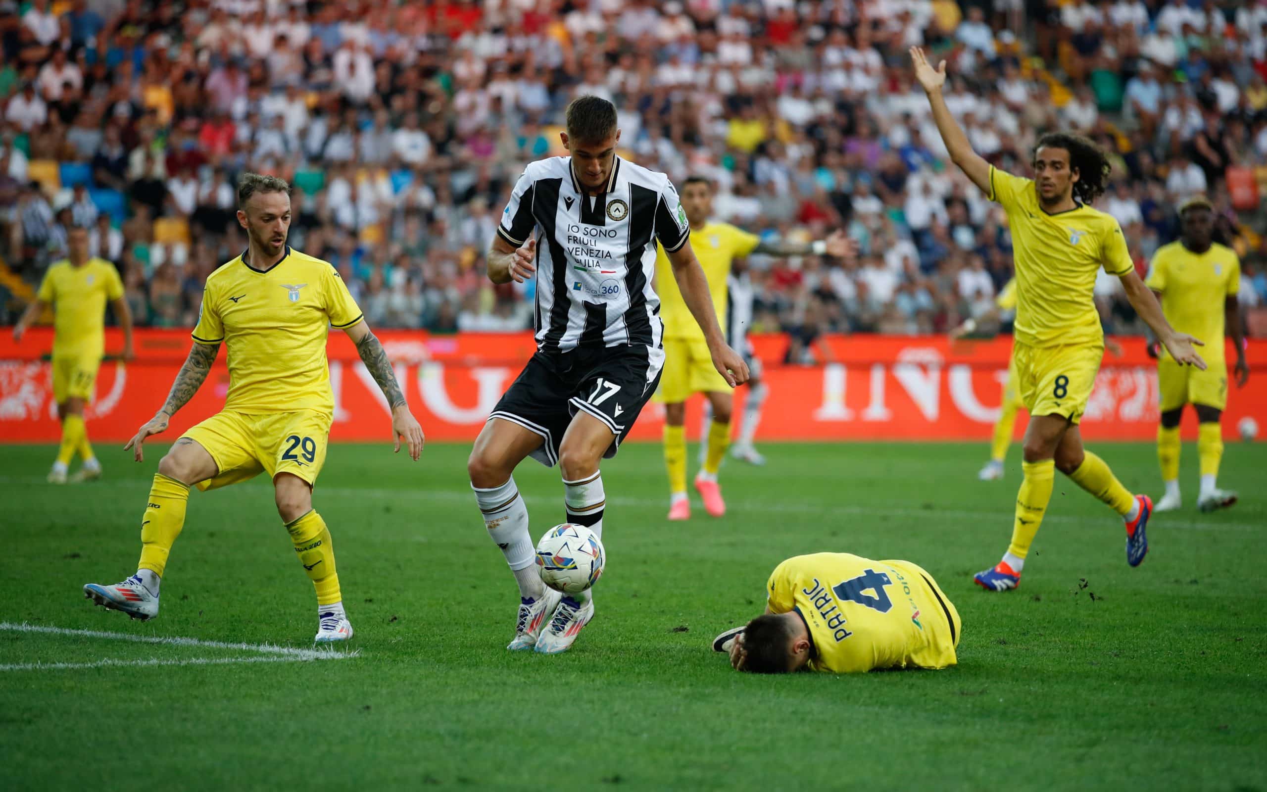 Lorenzo Lucca of Udinese (Photo by Timothy Rogers/Getty Images)