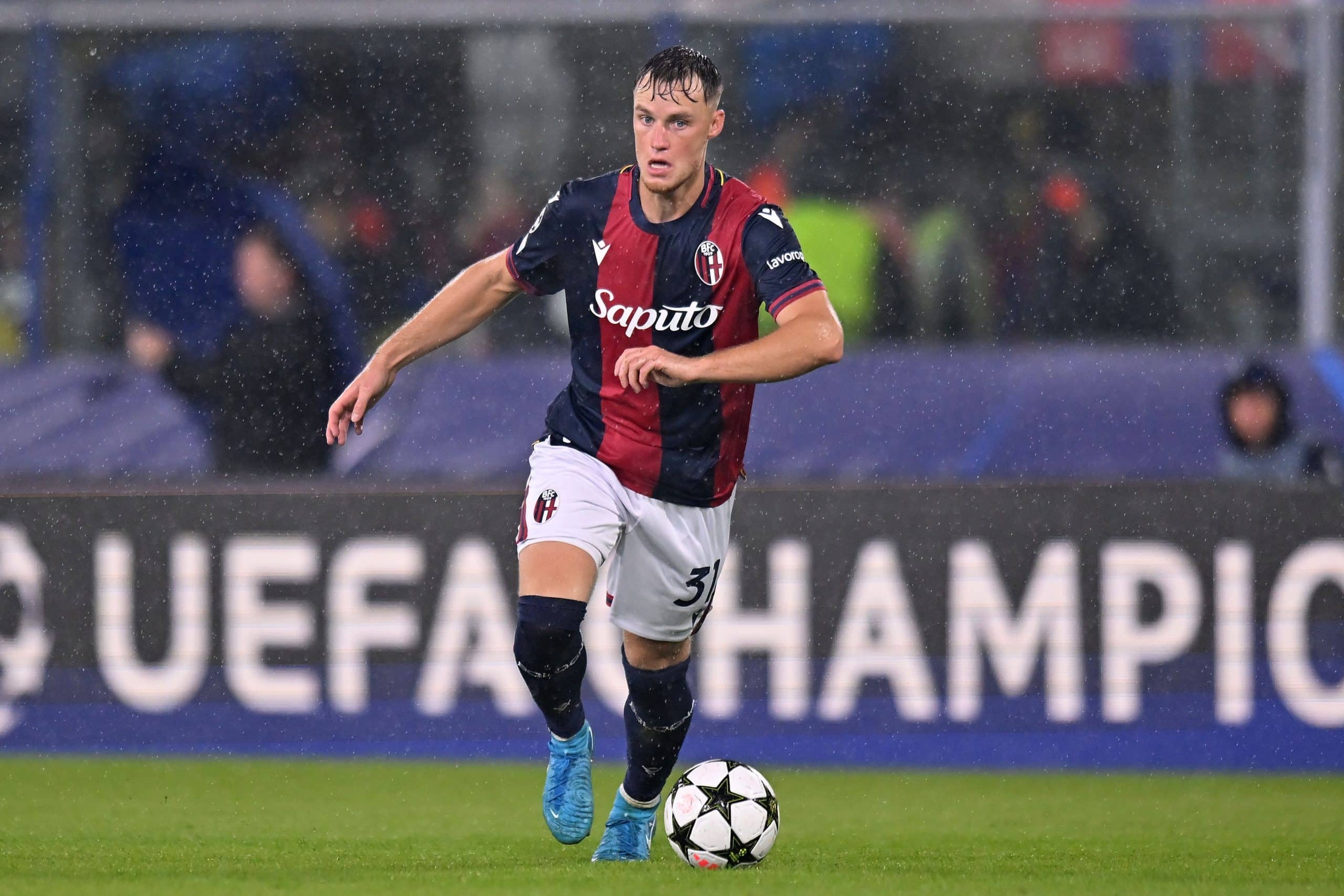Sam Beukema Bologne FC (Photo by Alessandro Sabattini/Getty Images)