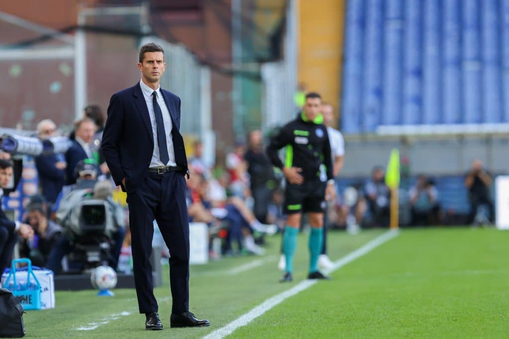 RB Leipzig – Juventus : Thiago Motta et Andrea Cambiaso devant la presse avant la Ligue des champions