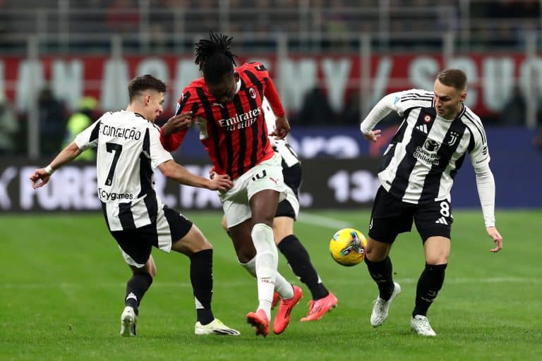 La Juventus et l&rsquo;AC Milan se quittent sur un match nul au Stadio San Siro