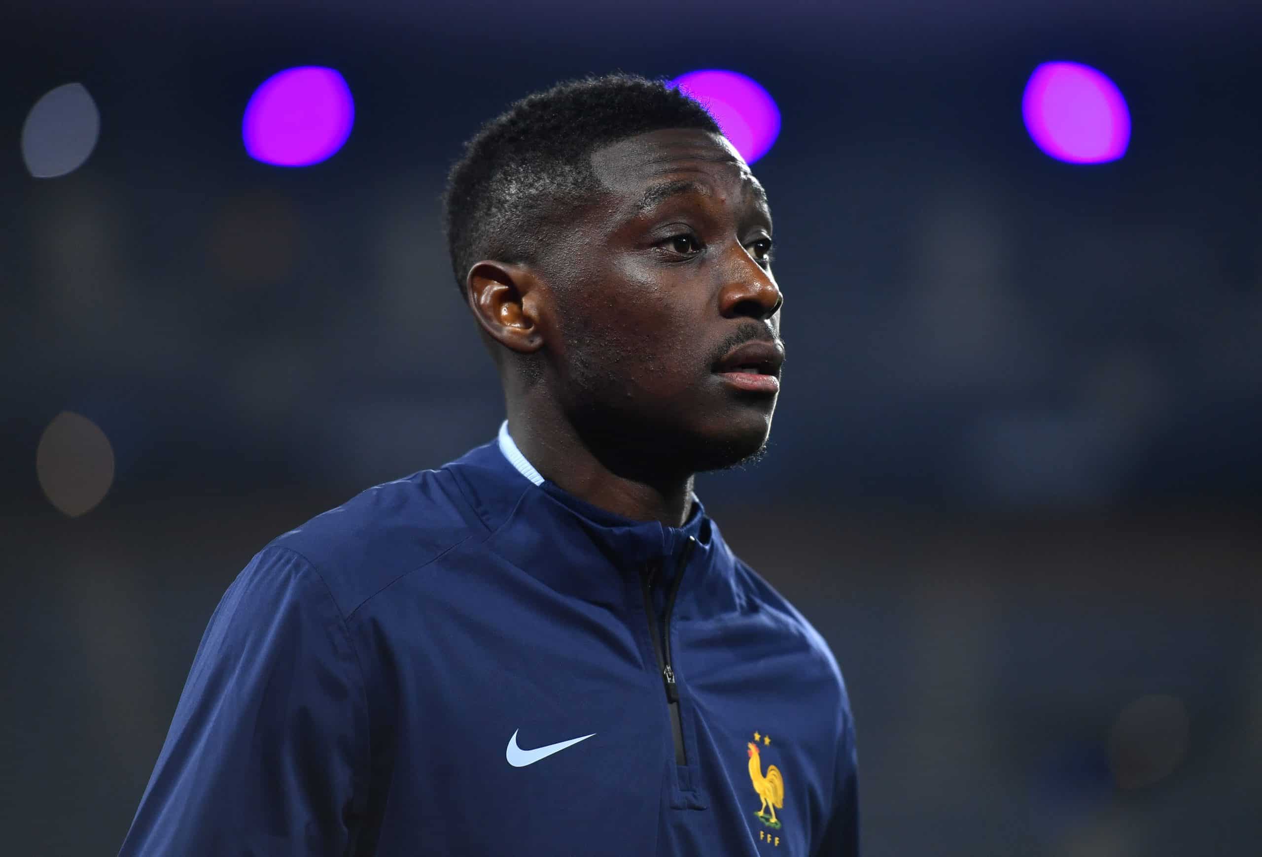 PARIS, FRANCE - NOVEMBER 14: Randal Kolo Muani of France warms up prior to the UEFA Nations League 2024/25 League A Group A2 match between France and Israel at on November 14, 2024 in Paris, France. (Photo by Franco Arland/Getty Images)