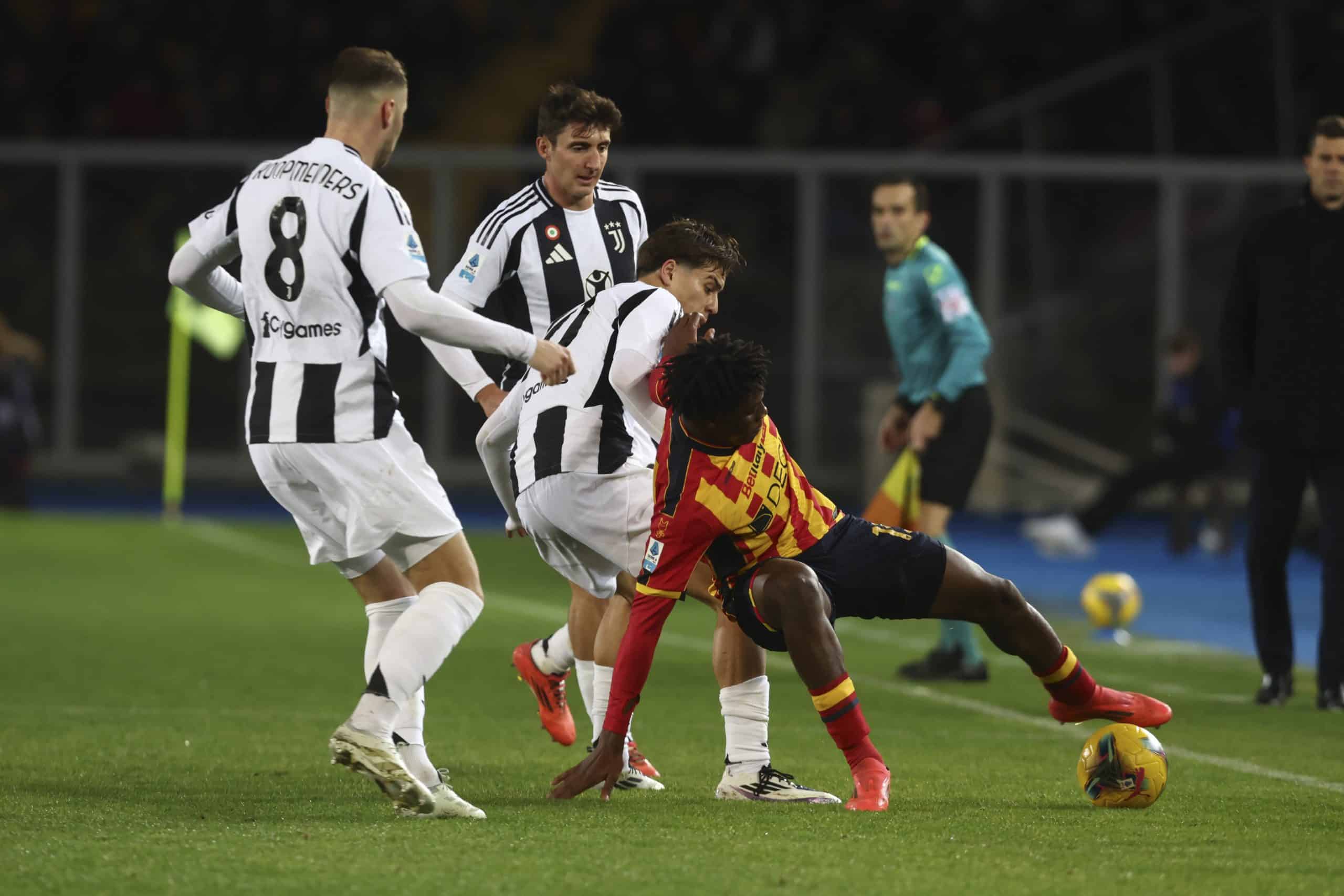 Une Juventus très décevante repart avec le point du nul à Lecce