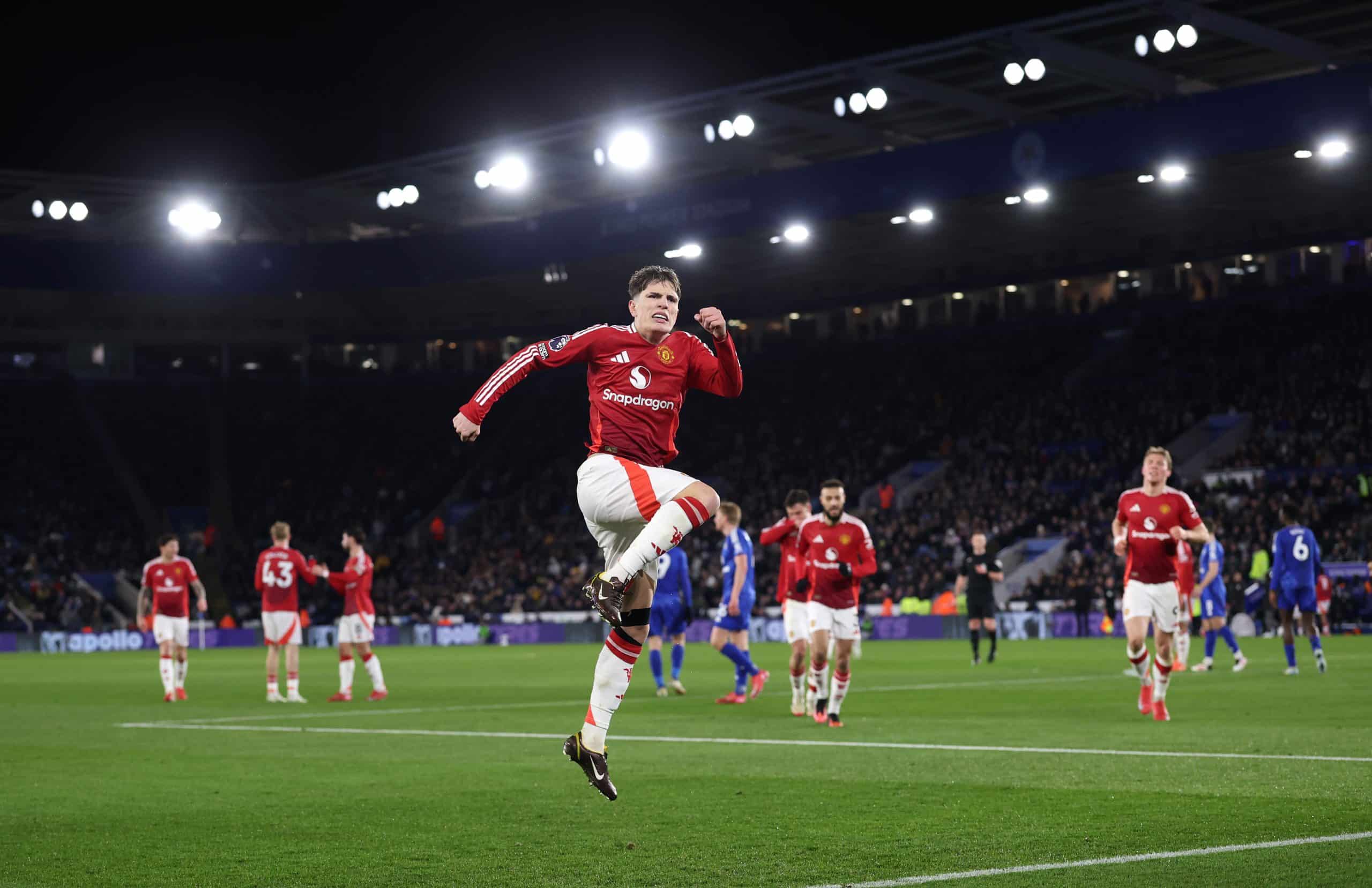 Alejandro Garnacho of Manchester United (Photo by Carl Recine/Getty Images)