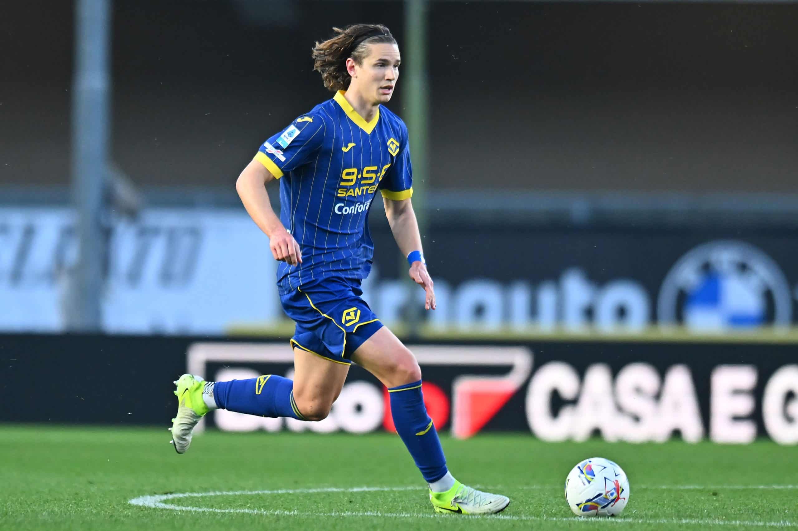 Daniele Ghilardi of Hellas Verona (Photo by Alessandro Sabattini/Getty Images)