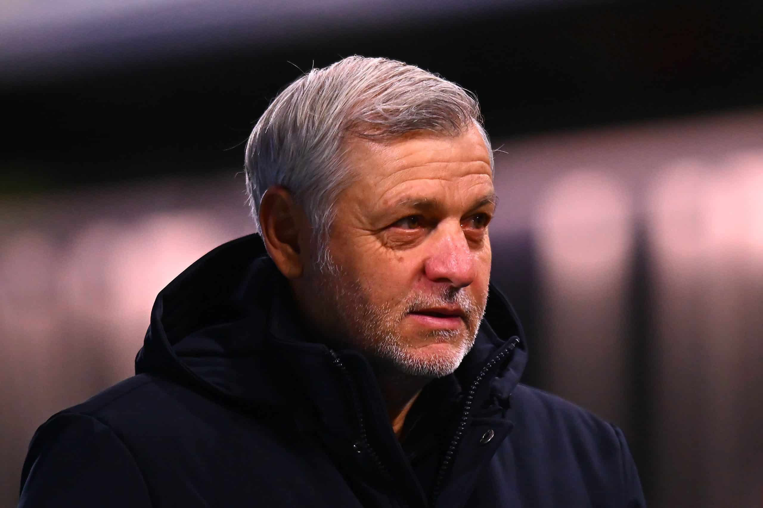 BOLOGNA, ITALY - NOVEMBER 27: Bruno Genesio, Head Coach of LOSC Lille, looks on ahead of the UEFA Champions League 2024/25 League Phase MD5 match between Bologna FC 1909 and LOSC Lille at Stadio Renato Dall'Ara on November 27, 2024 in Bologna, Italy. (Photo by Alessandro Sabattini/Getty Images)