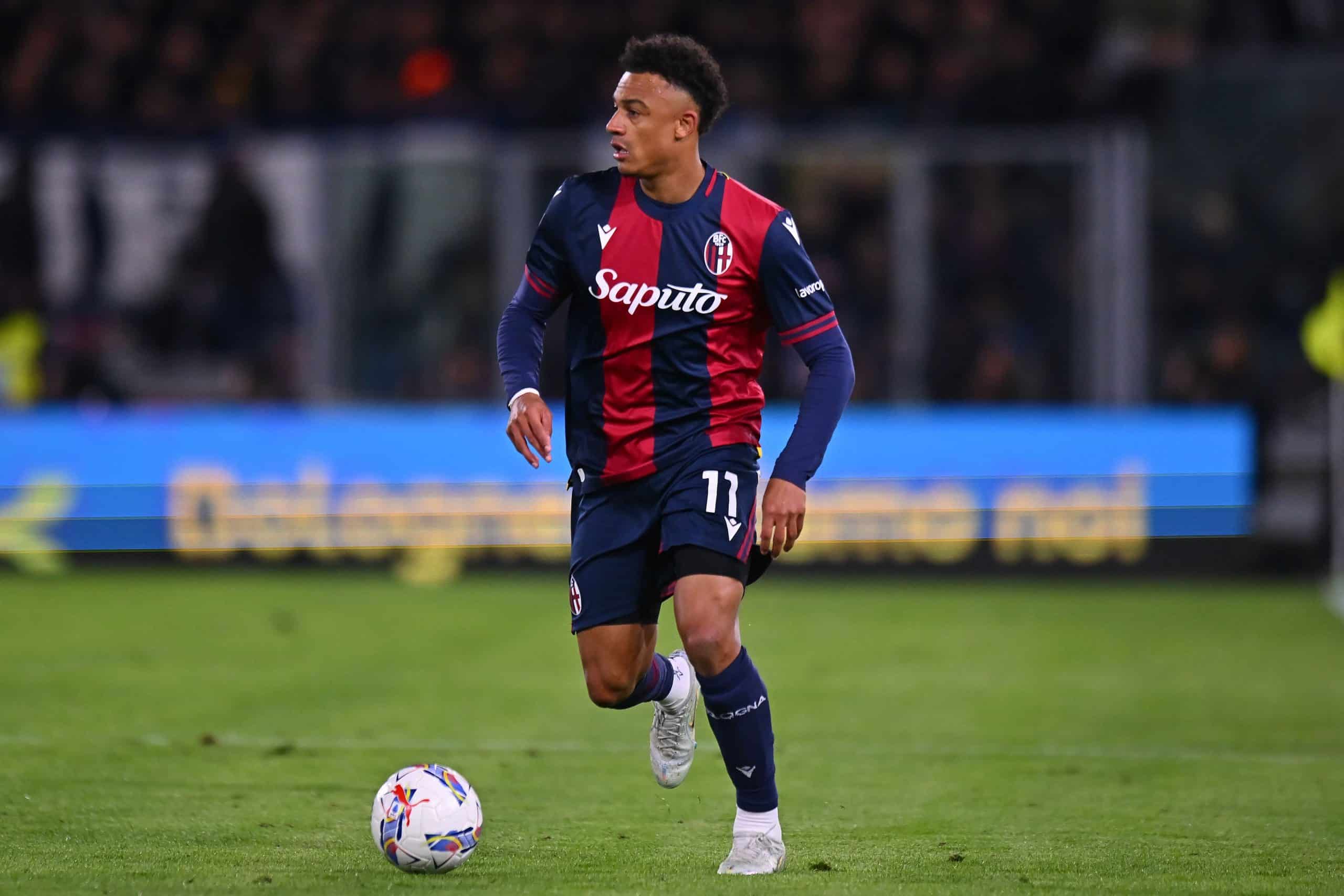 Dan Ndoye of Bologna (Photo by Alessandro Sabattini/Getty Images)