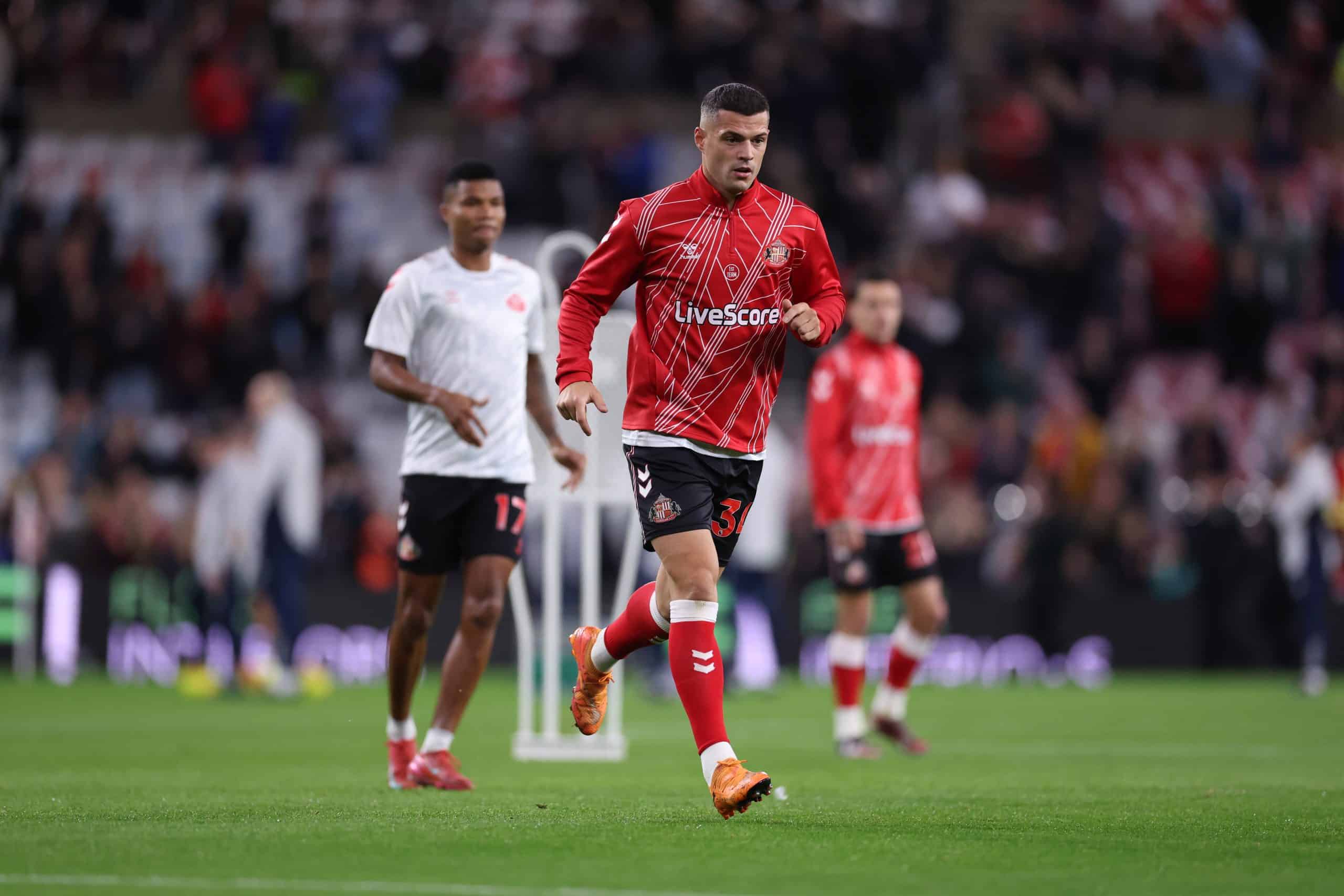 Granit Xhaka of Sunderland (Photo by Alex Livesey/Getty Images)
