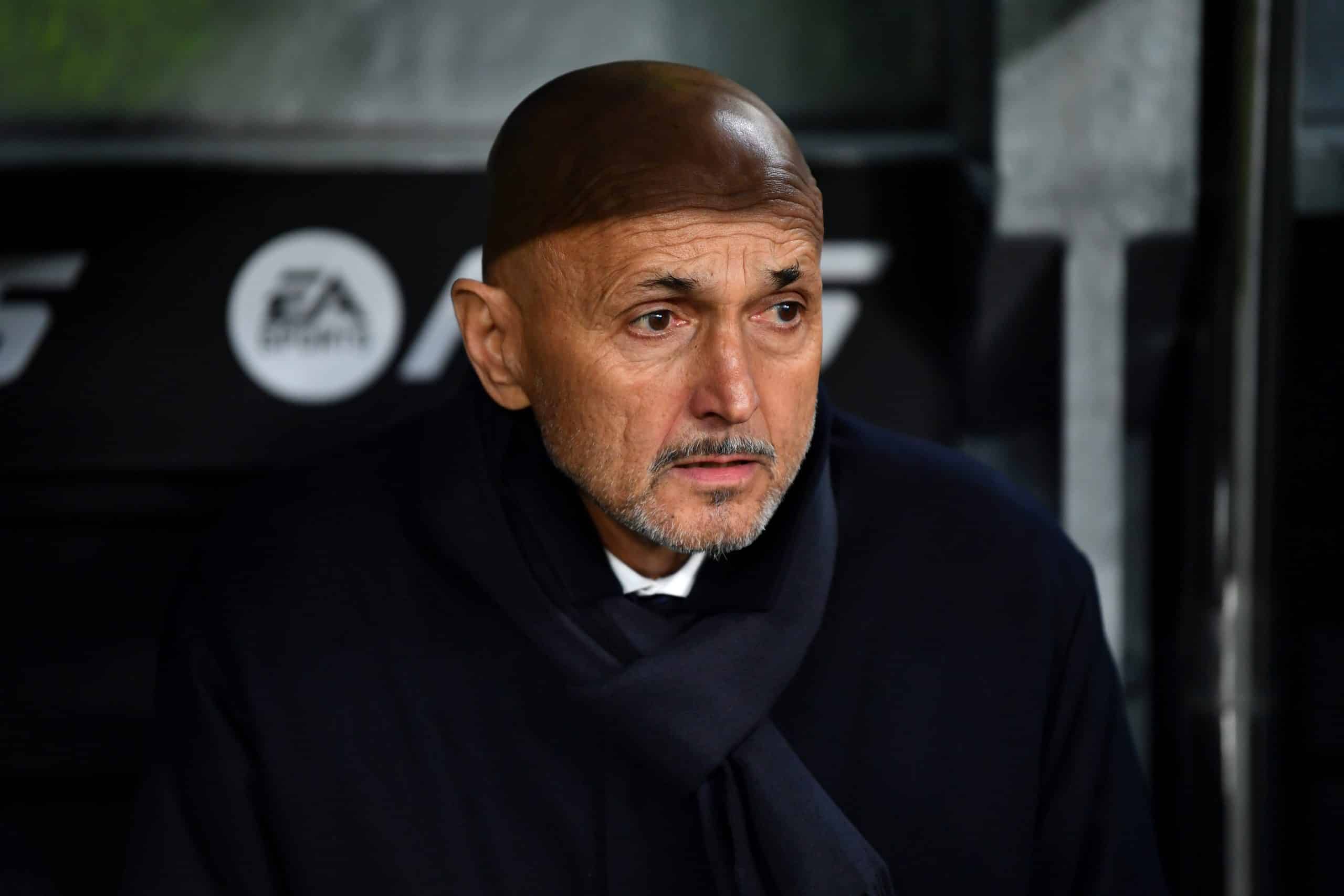 TURIN, ITALY - JANUARY 25: Luciano Spalletti, Head Coach of Juventus, looks on prior to the Serie A match between Juventus FC and SSC Napoli at Juventus Stadium on January 25, 2026 in Turin, Italy. (Photo by Valerio Pennicino/Getty Images)