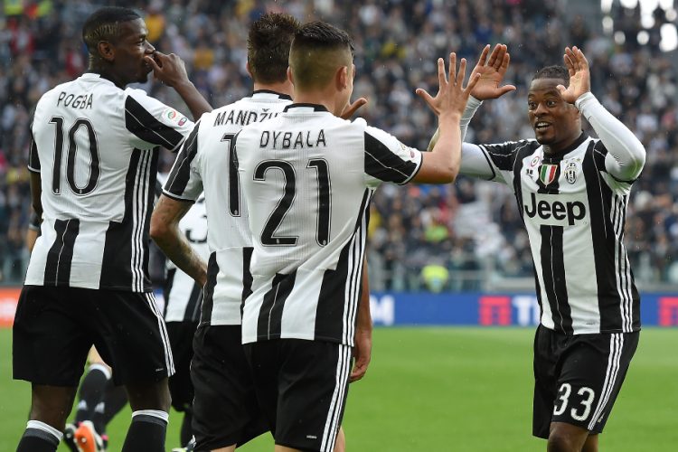 during the Serie A match between Juventus FC and UC Sampdoria at Juventus Arena on May 14, 2016 in Turin, Italy.