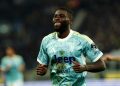 Jérémie Boga célèbre son but avec la Juventus face à l'Atalanta en avril 2026
